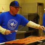 Bechler modeled (and continues to model) a
strong work ethic on and off the court. Photo
by Jack Zhao.