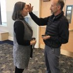 Ash Wednesday service during chapel