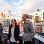 J. Michael, Jessica and Steven Stauffer in New York City. Photo courtesy of Eastern Mennonite University Crossroads magazine.