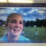 Watch an interview with Caroline Hayes, goalkeeper, with the Daily News-Record