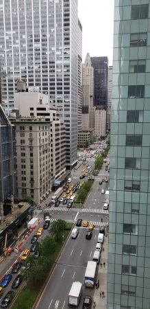 The view from the office of Sara Lin Yoder '09, in NYC