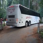 Discovery 2019: Lee Good guides Barry Darr in a tight spot.