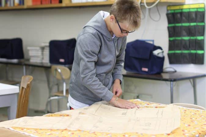 Family Consumer Science sewing