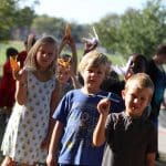 Origami cranes, a part of the Peace Parade 2019