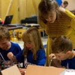 EMES visits HS science students