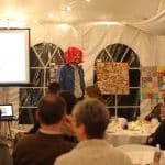 Justin King as a spotter for the auction