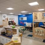 Kindergarten. EMES first day in new building