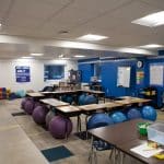 Second grade. EMES first day in new building