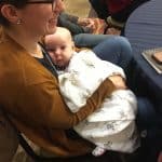 The EMS table had a bonus baby along!