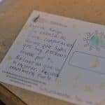 Spanish students wrote letters to children on the US/Mexico border.