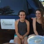 Ava Galgano '20 and Samantha Forbes '20 on the 2019 cross-country EMHS Discovery learning trip. Read more at easternmennonite.org/discovery
