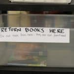 COVID-19 library exchange day