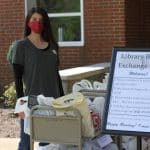 Julianne Ross, COVID-19 library exchange day