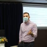 Justin King, high school principal, shared tools for interrupting and asking questions when comments exclude or perpetuate untruths about people.