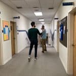 A walk down memory lane after the  homecoming breakfast...