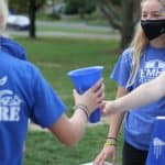 WeServe popcorn before the game