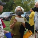 Homecoming 2021 visiting... Lois Kauffman '71 and Marvin Miller