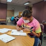 Postcard writing, Christmas Fund drive 2021