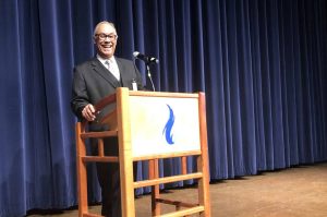 Rev. Edward Scott of Allen Chapel AME in Staunton speaks on MLK Day 2022