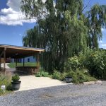 Bridge connecting upper and lower building, ready for arrivals