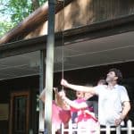 SCO officers sounding the bell for the next activity