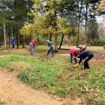 Hillandale Park with 9th grade service photo courtesy of Shenandoah Valley Bicycle Coalition
