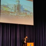 Athony Khair of Mennonite Central Committee in Chapel.