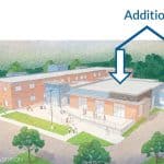 The Gathering Space addition, early rendering