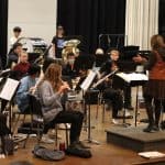 Band instrument rehearsal