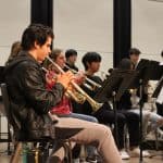 Band instrument rehearsal