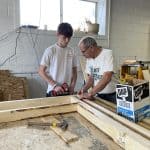 Fred Miller with a student, MDS 2023