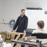 Paul Leaman, head of school, donned work clothes each afternoon to get hands on with the MDS class in spring 2023.