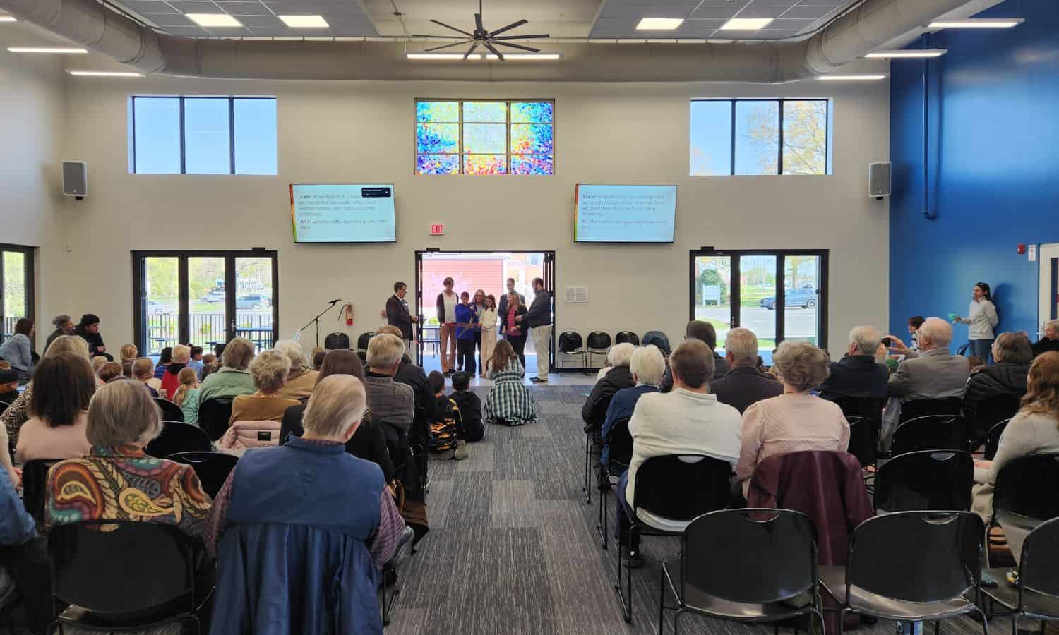 Ribbon Cutting at the Gathering Space