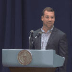 Everett speaking at the Department of Energy's Justice Week 2923 Equity Empowered, October 2023